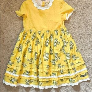 GIRLS MATILDA JANE Brilliant daydream Stay Golden Dress size 8